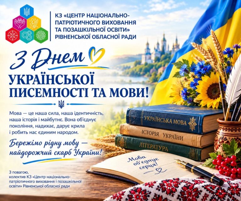 З Днем української писемності та мови!